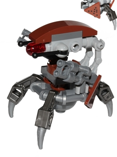 LEGO Minifigure -- Droideka with Stickers (75092)-Star Wars / Star Wars Episode 1 -- SW0642s -- Creative Brick Builders